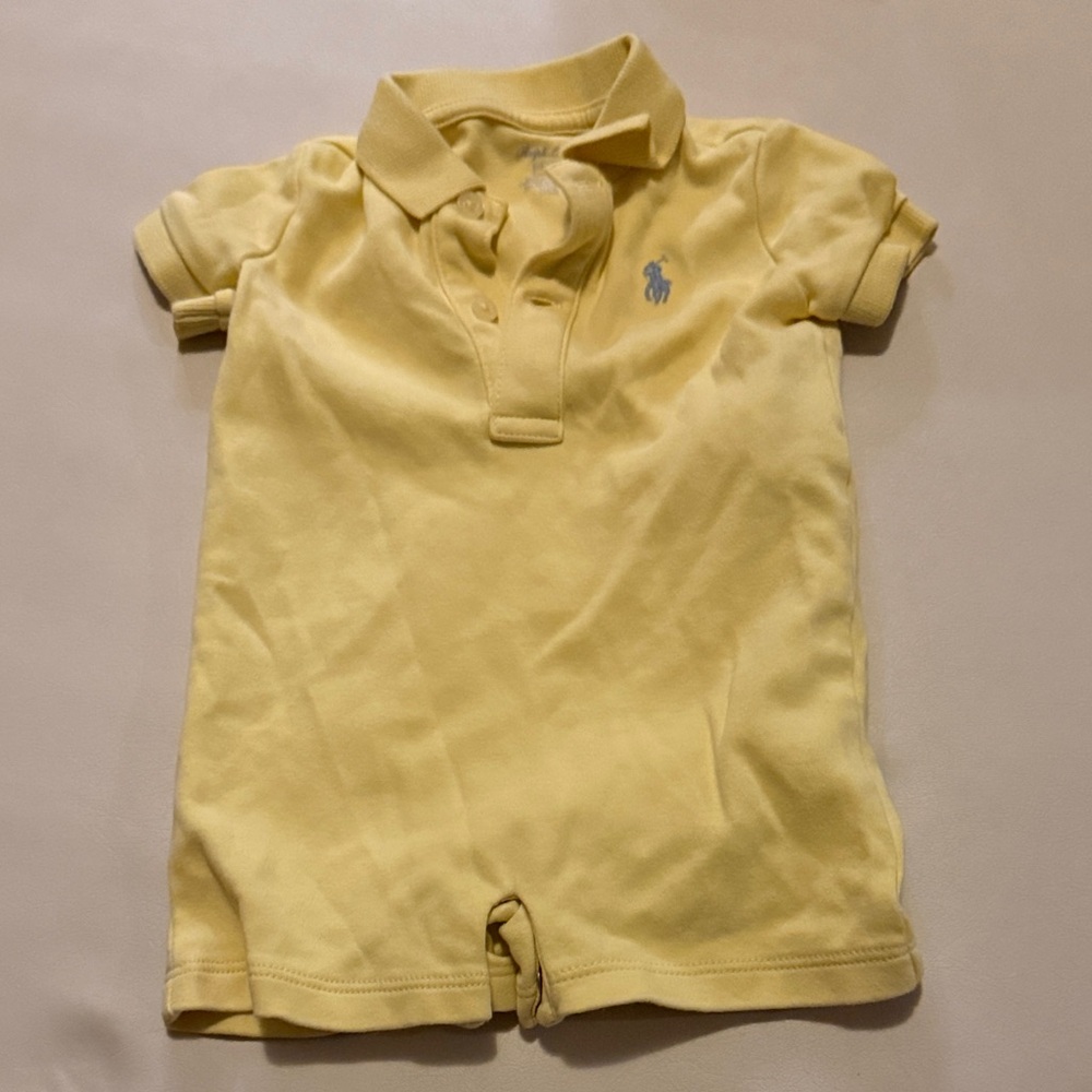 Ralph Lauren Polo Yellow One Piece 3m